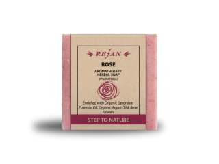 Refan Bylinné mýdlo" Rose" 120g