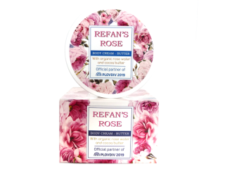 Refan Tělový máslo krém Refan's Rose 200ml